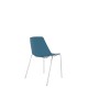 Polypropylene Shell Chair 4-Leg Chrome Steel Frame